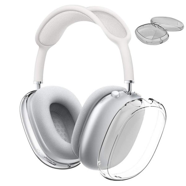 2pcs Case Cover for AirPods Apple Max Headphones Clear Case Protective Cover -Wh Carousel 2