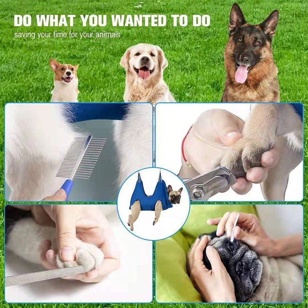 2Pcs Hammock Helper Pet Dog Cat Grooming Restraint Bags for Bathing Trimming Nai Carousel 6