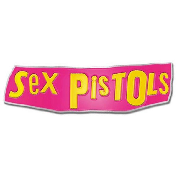 The Sex Pistols Metal Pin Badge Classic Band Logo new Official Pink Carousel 1