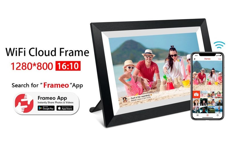 10.1 Inch Smart WiFi Digital Photo Frame 1280x800 IPS LCD Touch Screen Carousel 1