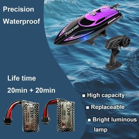 RC Boat with 2 Rechargeable Battery Carousel 1