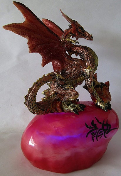 Dragon on a rock formation lamp (DRAGCEGG-A) Carousel 7