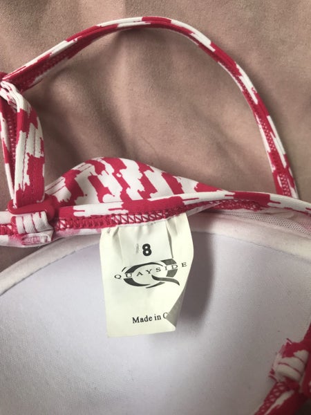 Red and white bikini size8-10 Carousel 2