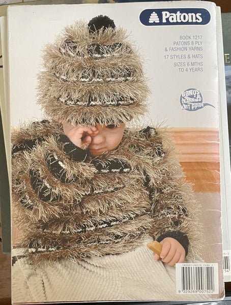 Patons Book 1217 Designer Hand Knits for Tots Carousel 4