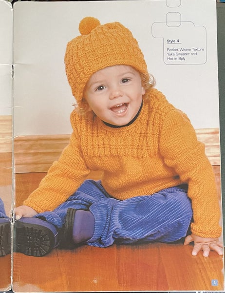 Patons Book 1217 Designer Hand Knits for Tots Carousel 2