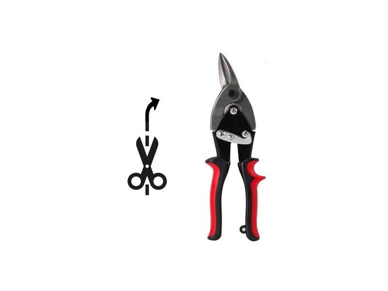 PTN 25cm Right Cut Tin Cut Aviation Snips Metal Sheet Shear Plier 10Inch 10" Carousel 1