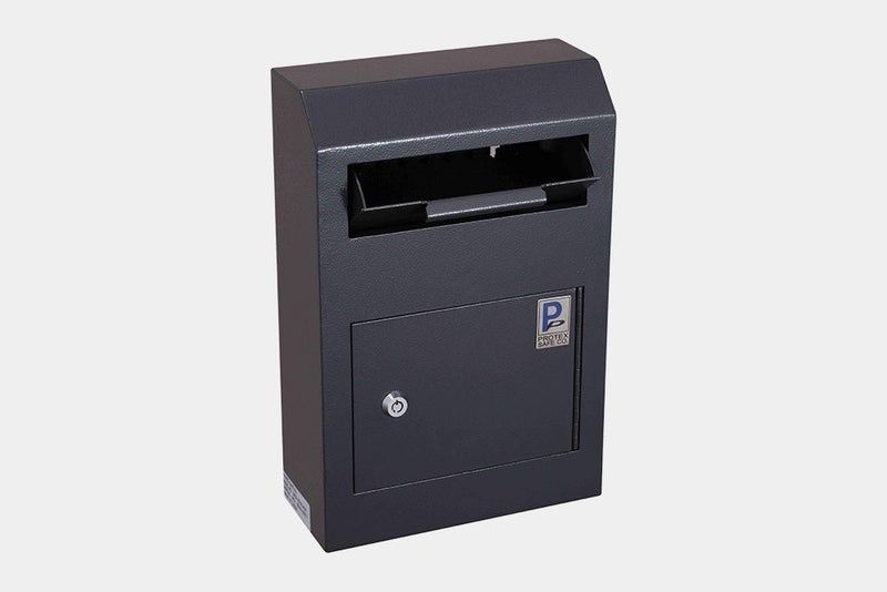 Protex Wall Mount Drop Box - WDS-150 (Black) Carousel 2