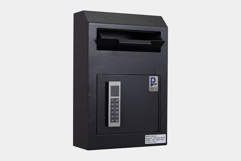 WDS-150E BLK - Protex Wall Mount Drop Box Electronic (Black) Carousel 2