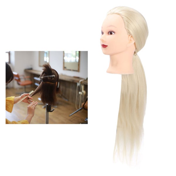 Professional Mannequin Head Hairdresser Training Head Hair Training Head Carousel 1