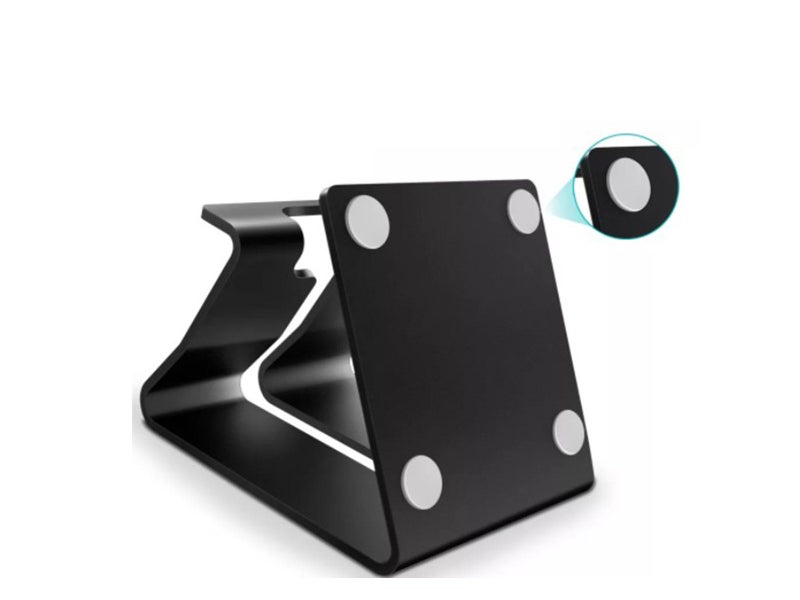 Desktop Phone Holder Aluminum Stand For iPhone, Samsung, Tablet (A02 Black)64188448877697113