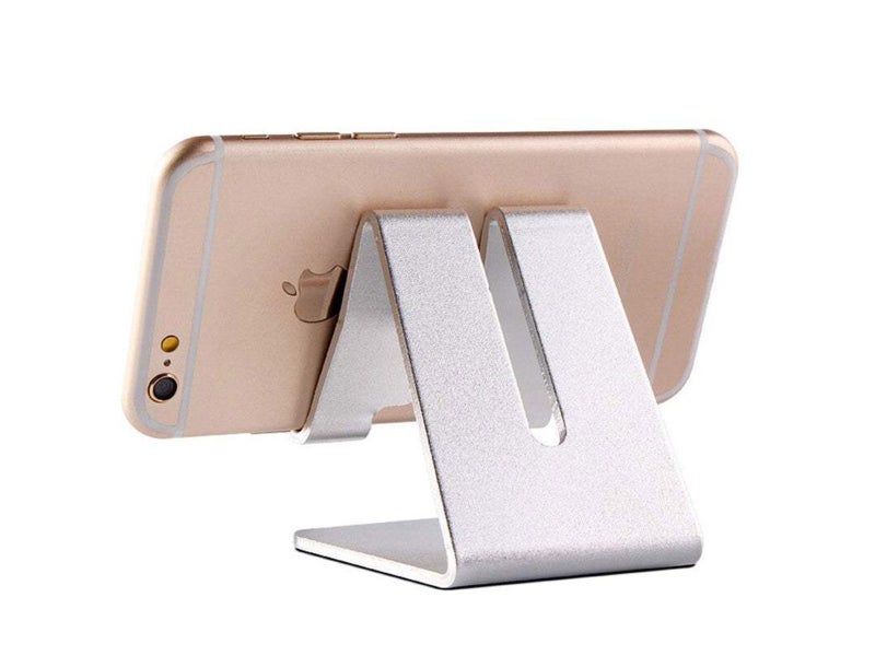 Desktop Phone Holder Aluminum Stand For iPhone, Samsung, Tablet (A02 Gold) Carousel 18