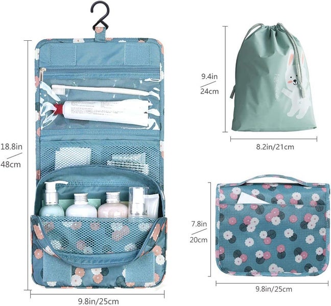 Hanging Toiletry Bag Women Ladies Wash Bag Unisex Cosmetic Bag Travel Bag Carousel 2