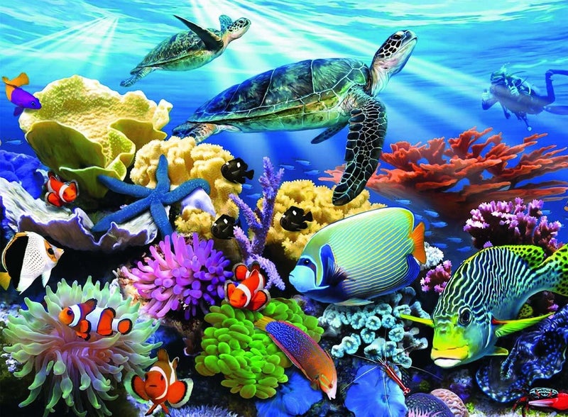 Ravensburger Puzzle 200pc XXL - Ocean Turtles Carousel 2