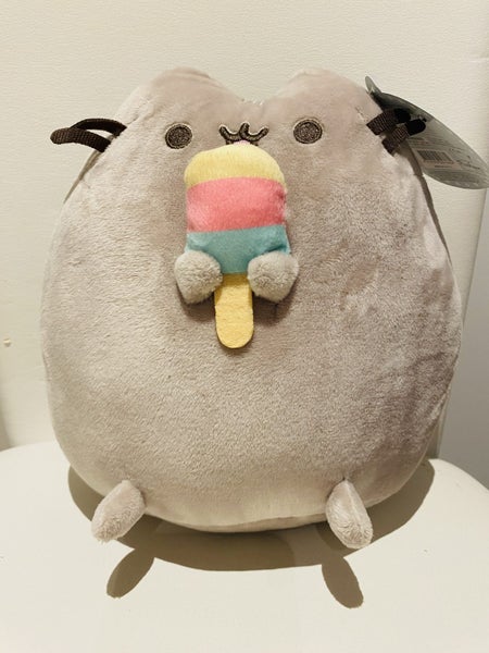 New Pusheen the Cat Medium Plush Toy - with Ice Cream Carousel 1