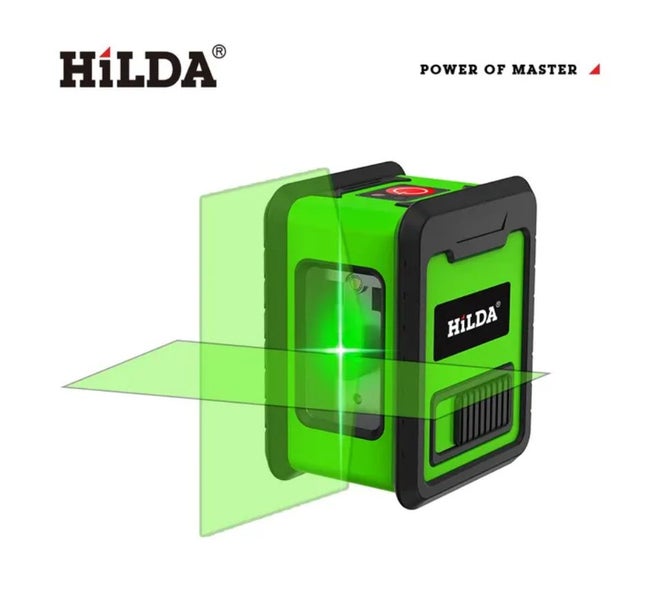 HILDA Self-Leveling Cross-Line Laser Level - Green Beams Carousel 1