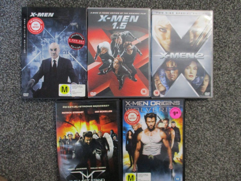 Bulk X-Men dvds - 8 discs in total Carousel 1