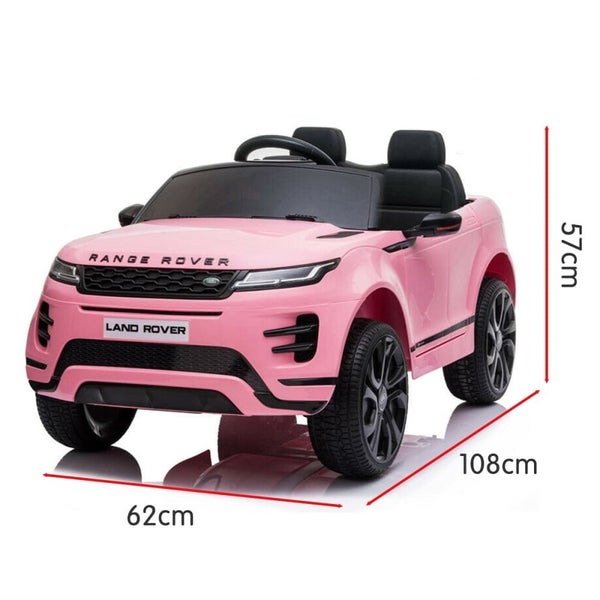 Land Rover Licensed Kids Electric Ride on Car Remote Control - Pink Carousel 2