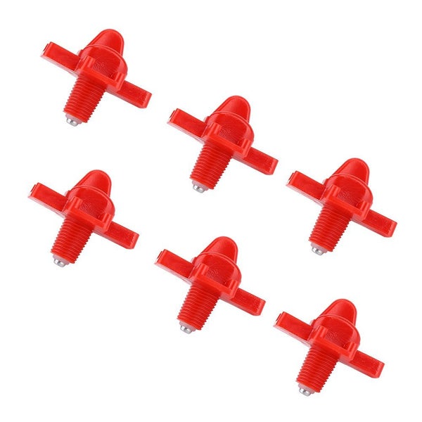20Pcs Poultry Spring Nipples Horizontal Side Mount Water Drinker Carousel 1