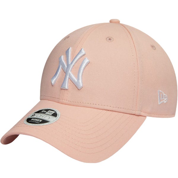 New Era Womens New York Yankees Essential 9Forty Cap - Light Pink Carousel 1