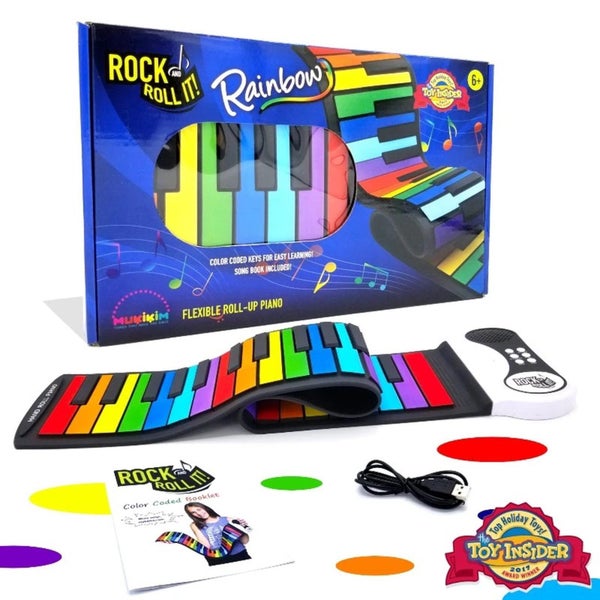 Rock and Roll It Rainbow Piano Carousel 1