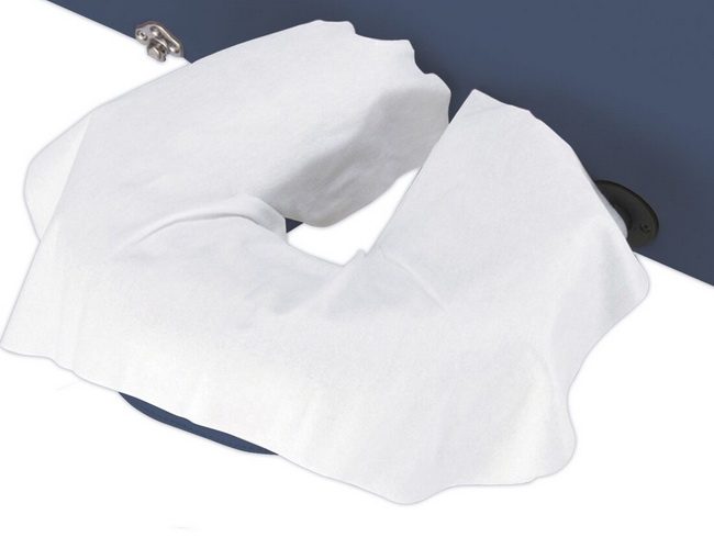 Disposable massage table Face Cradle Covers x 100 Carousel 1