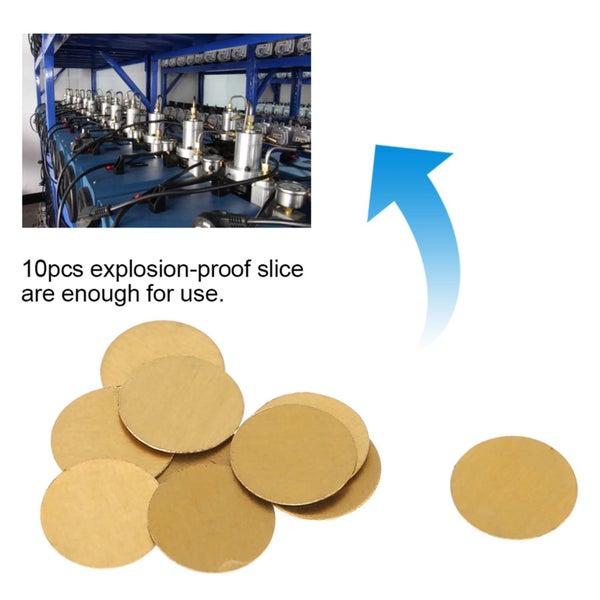 10pcs ExplosiOn proof Slice Rupture Disc for YONGHENG Air Compressor Pump Carousel 1