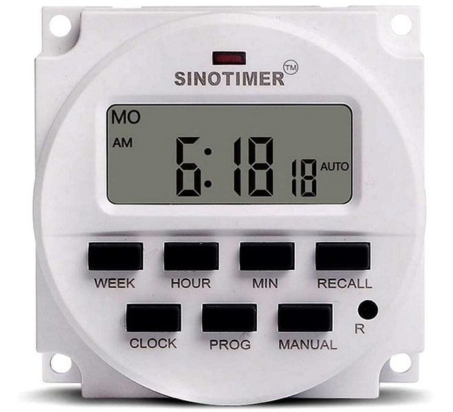 7 day New 20A Model 618-N4 12v. Free connectors Easy to Program Sino Timer Carousel 2