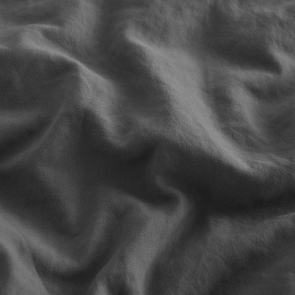 Dreamaker Superfine Washed Microfibre Sheet Set Charcoal Double Bed Carousel 17