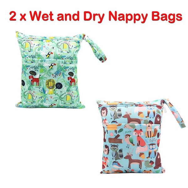 Nappy Bag Wet Dry Changing Diaper Bag Wet Bags I2534A2 Carousel 1
