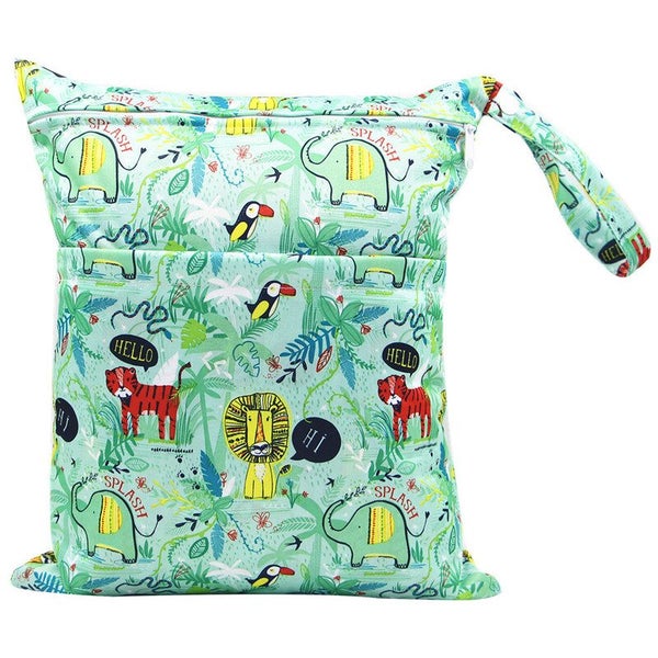 Nappy Bag Wet Dry Changing Diaper Bag Wet Bags I2534A2 Carousel 2