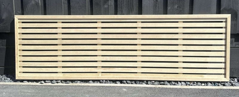 500 x 1500 15mm Gap Trellis Fence Topper Framed Carousel 1