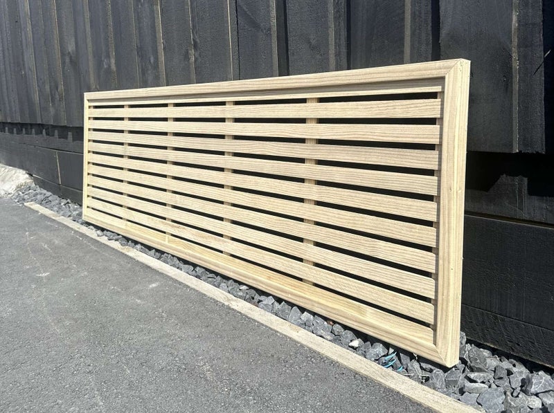 500 x 1500 15mm Gap Trellis Fence Topper Framed Carousel 2