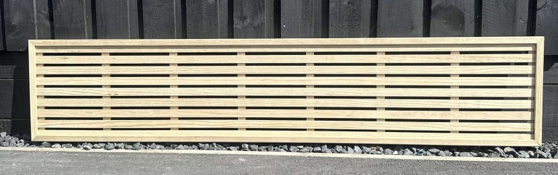 500 x 2400 15mm Gap Trellis Fence Topper Framed Carousel 1