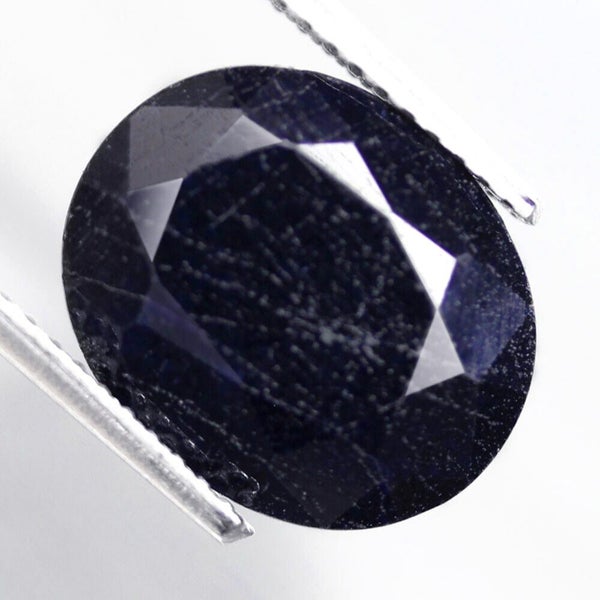5.45Ct. Normal Heated Sapphire Blue Oval Shape Australia Precious Gem Ravishing. Carousel 1