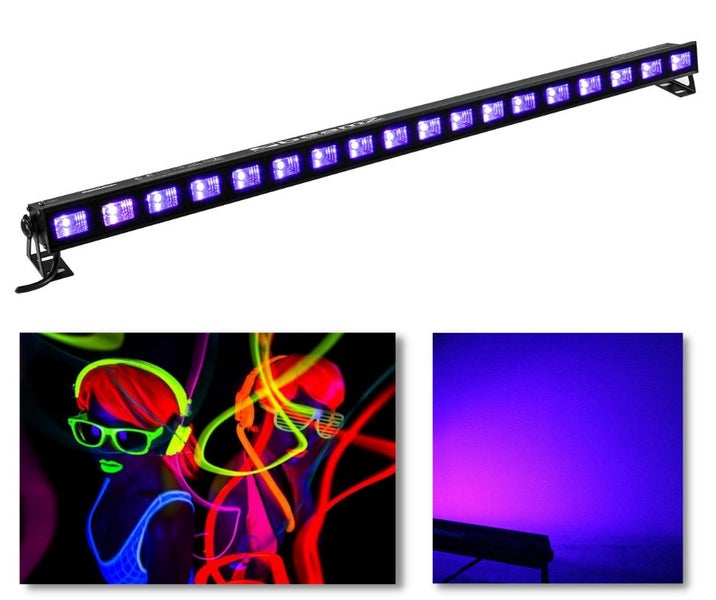 LED UV Bar - 18x 3 Watt UV LEDs Carousel 1
