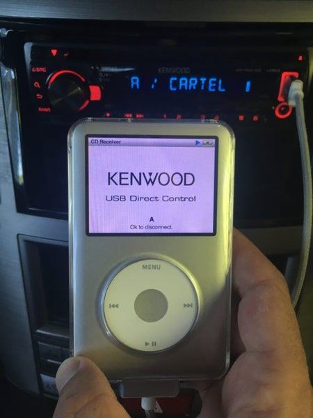 KENWOOD MP3/WMA/AAC iPod Compatible CD/USB Head Unit Car Stereo Radio Carousel 2