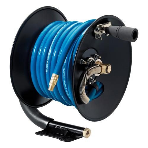 CAMPBELL HAUSFELD AIR COMPRESSOR MANUAL WIND HOSE REEL 50FT - PA119401AV Carousel 1