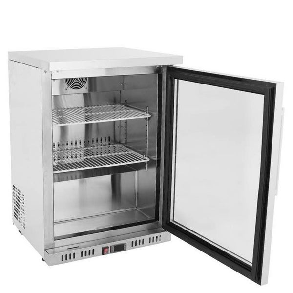 105L Single Glass Door Underbench Freezer Carousel 2