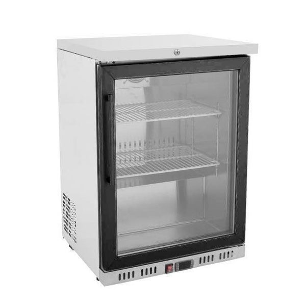 105L Single Glass Door Underbench Freezer Carousel 1