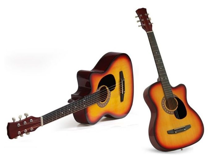 Acoustic Guitar 38" Orange NEW ARRIVAL Code: 83162863862388609111