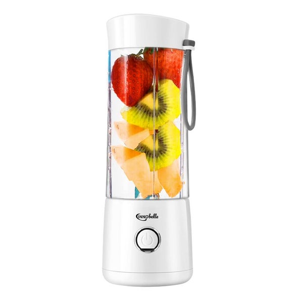 Innobella Blendermaxx 24cm 410ml Portable Food Fruit Blender w Strainer White Carousel 2