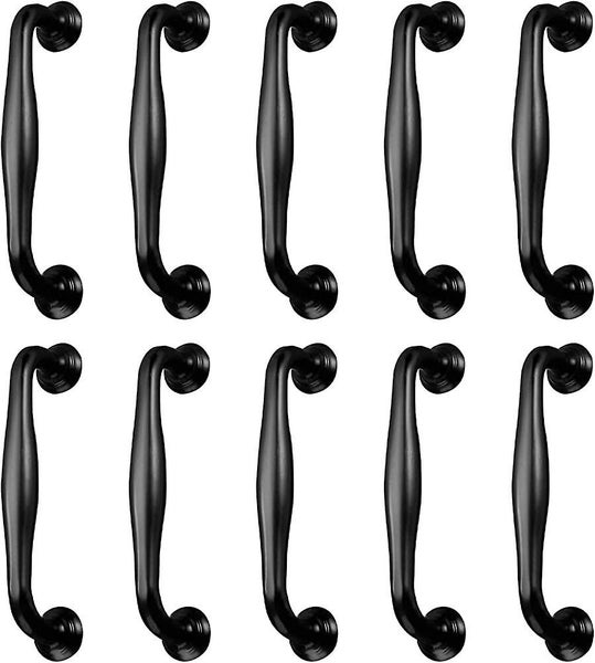 10 Pcs 128mm Furniture Handles Black Kitchen Handles Cabinet Handles Bar Handle Carousel 1
