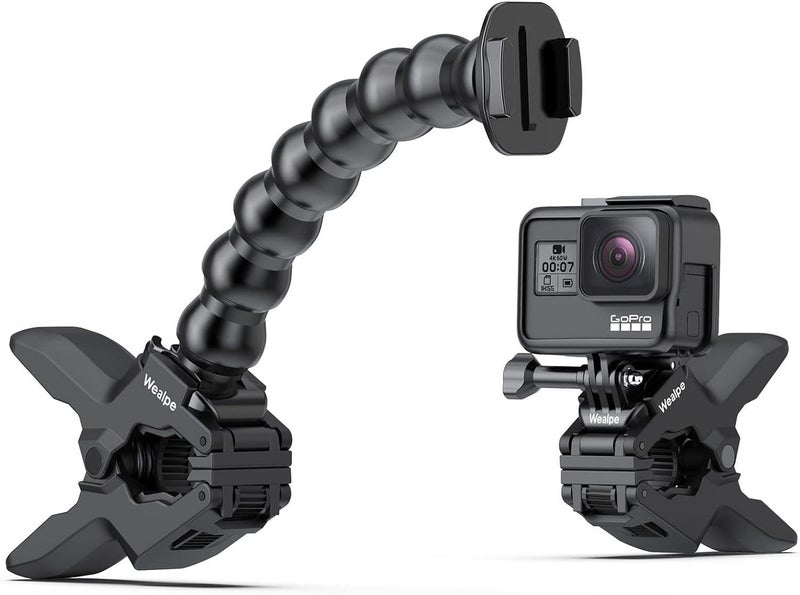 Jaws Flexible Clamp Mount Compatible with GoPro Hero 5-10,Max, Fusion Carousel 1