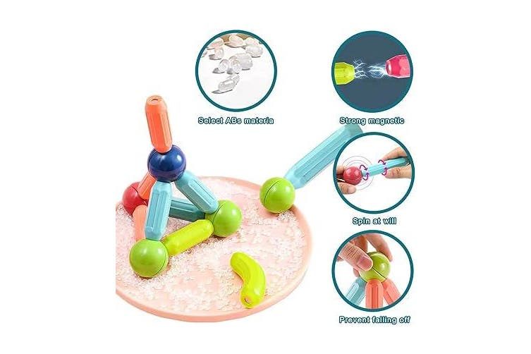 (25 pieces) Magnetic Ball Set, Magic Ball and Magic Wand Educational Toys Carousel 1