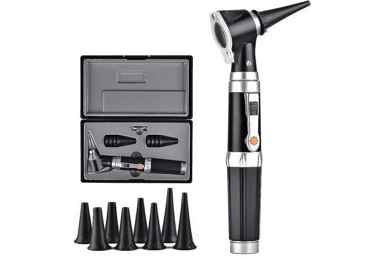 LED Portable Handheld Ear Examination Magnifier with 8 Covers and 1 Storage Box Carousel 1