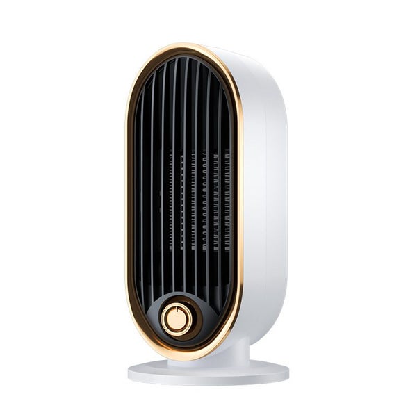 Electric Fan Heater Silent Space Heater for Indoor Bedroom Living Room Carousel 1