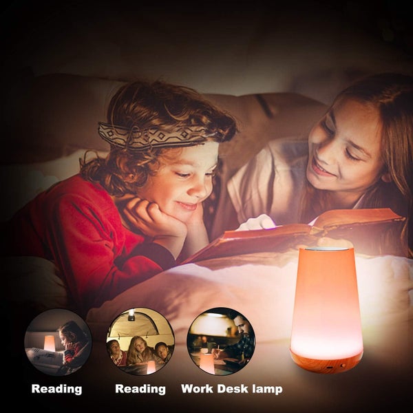 LED Night Light Touch Lamp Bedside Table Lamp for Kids Bedroom Carousel 5