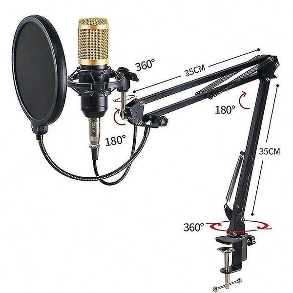 Professional Audio V8 Sound Card Set Bm800 Condenser Microphone Carousel 2