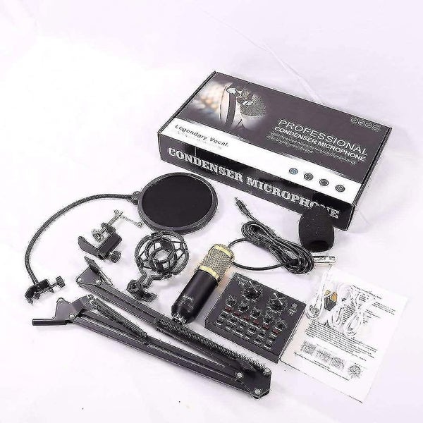 Professional Audio V8 Sound Card Set Bm800 Condenser Microphone Carousel 5