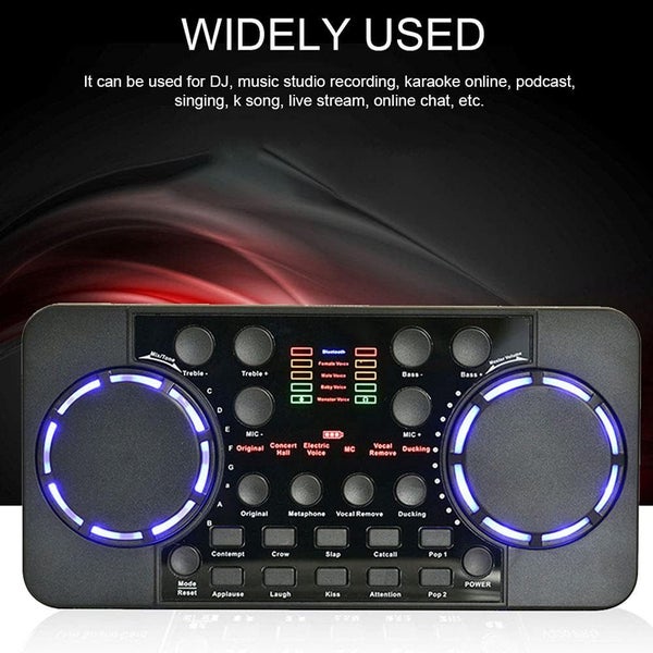 Live Sound Card Bluetooth 4.0 V300 Pro Phone Computer Sound Card Noise Reduction Carousel 5